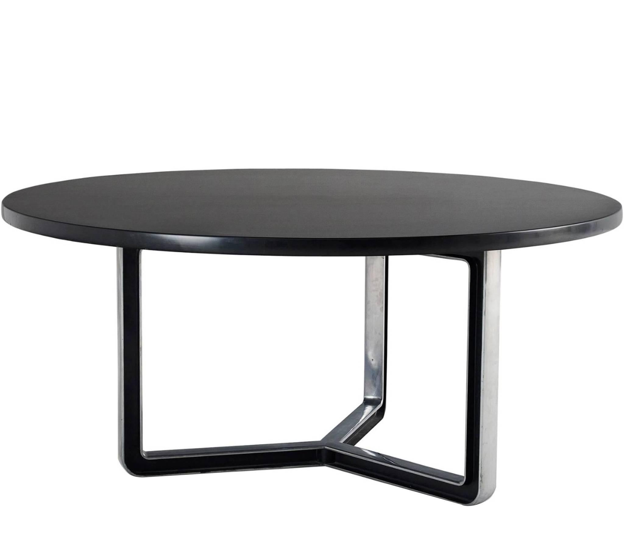Osvaldo Borsani Large Round Table for Tecno For Sale at 1stDibs