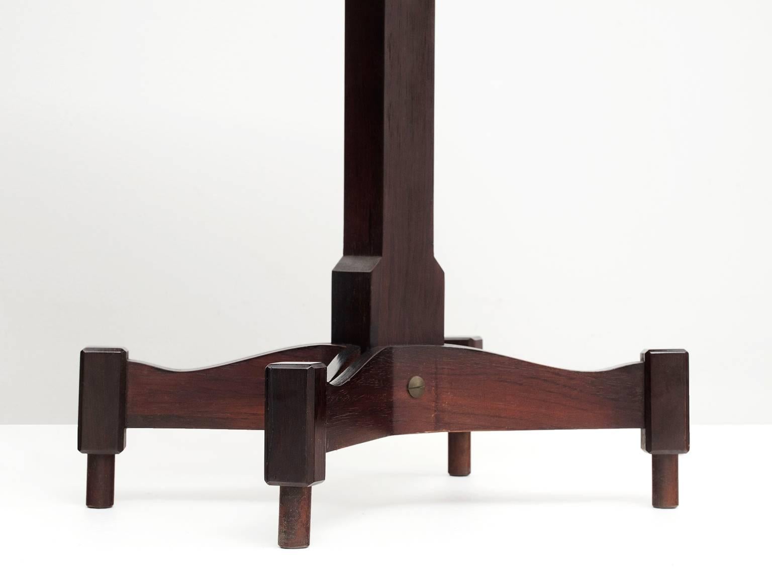 Claudio Salocchi Pair of Rosewood Side Tables for Sormani In Good Condition In Waalwijk, NL