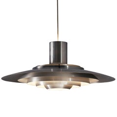 Jørgen Kastholm & Preben Fabricius Chandelier in Aluminum