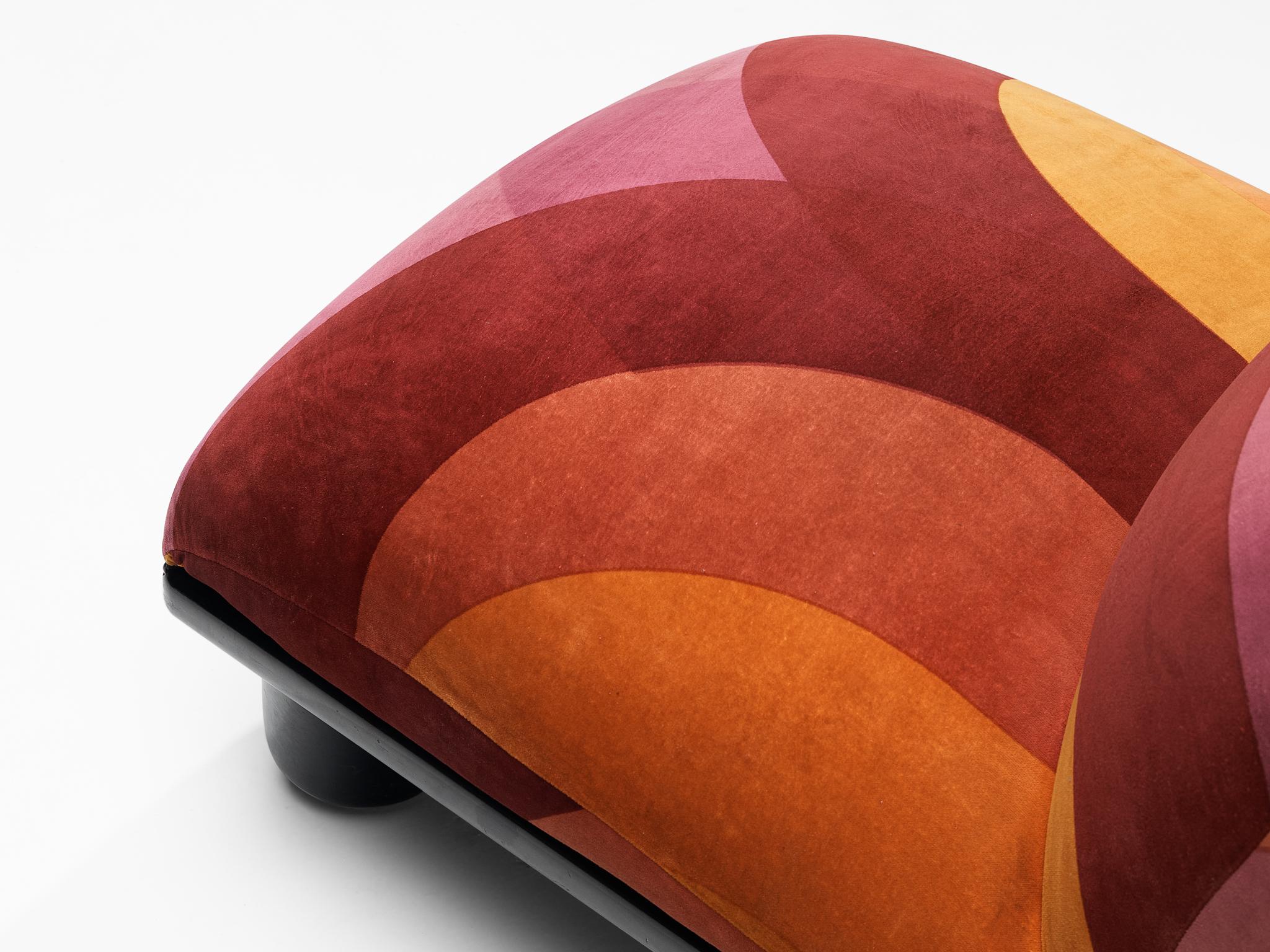 Carlo Bartoli für Rossi di Albizzate ''Blop'' Lounge-Set mit Original-Stoff im Angebot 2