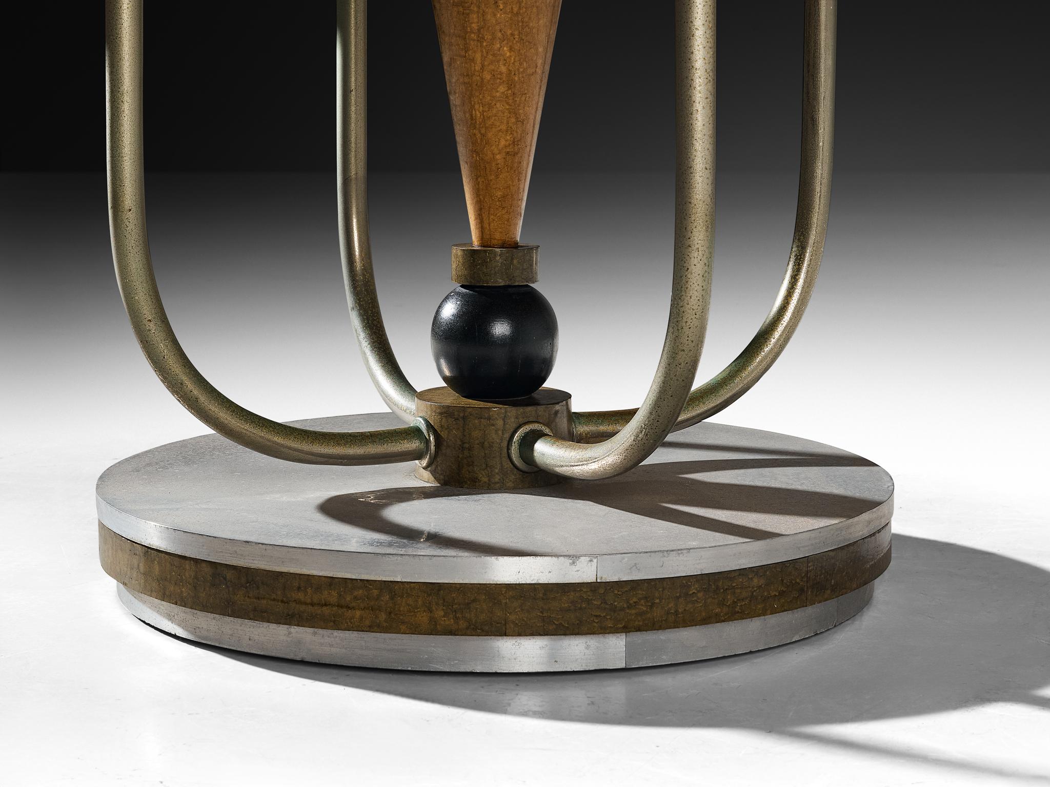 Francesco Rapisardi Rationalist 1930s Dining or Center Table For Sale 1