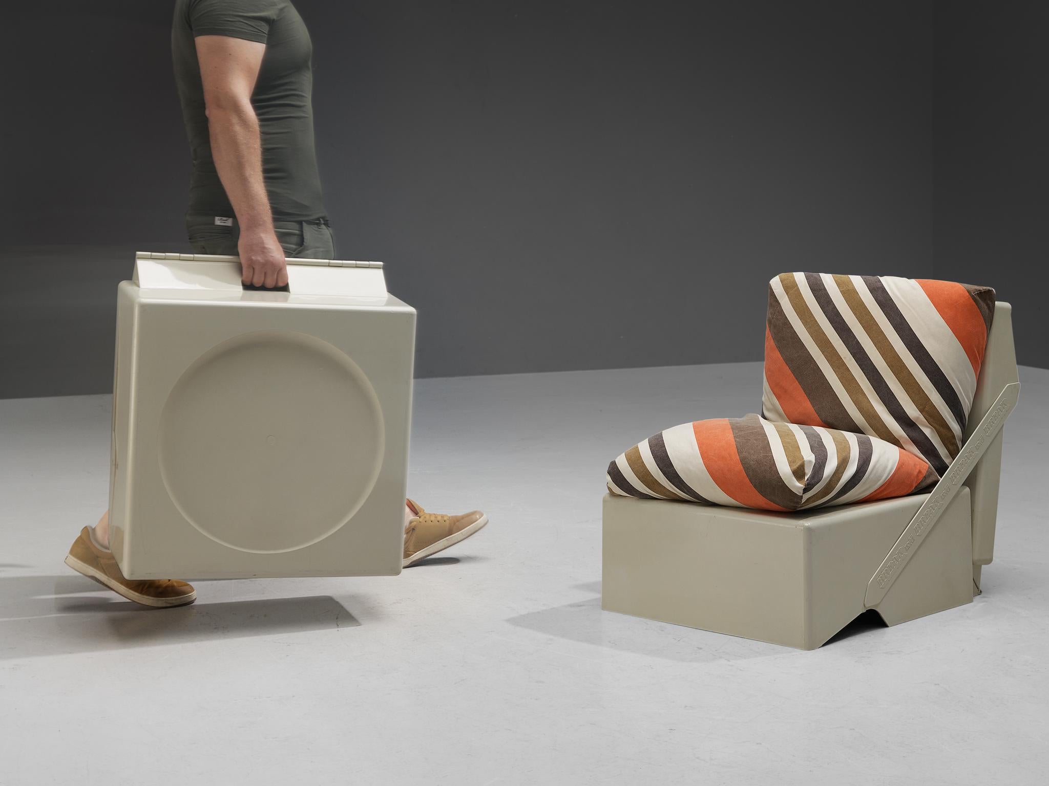 Aldo Barberi Für Rossi di Albizzate 'Break' Tragbare, faltbare Lounge-Stühle im Angebot 1