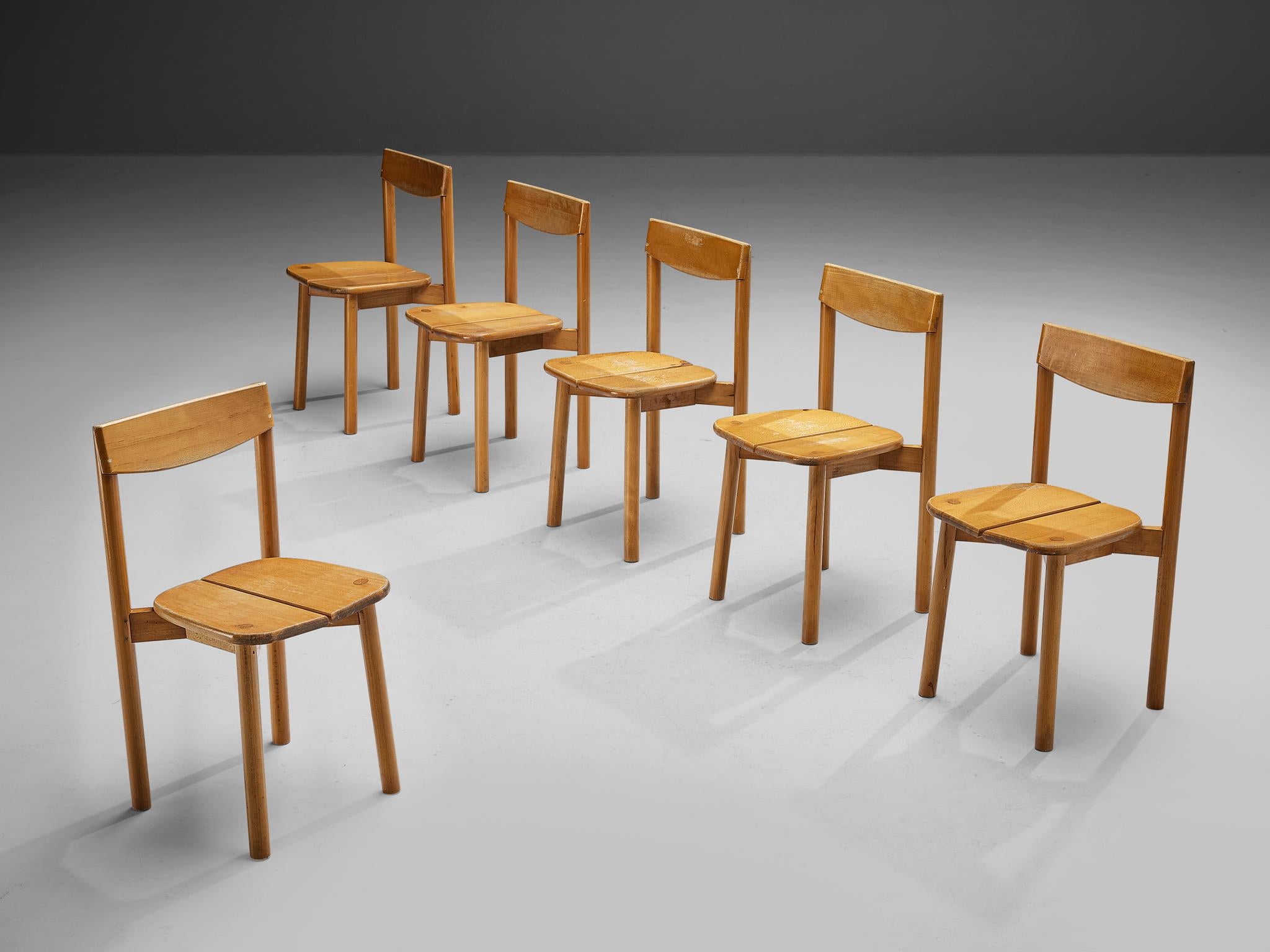 Pierre Gautier-Delaye Set of Six Dining Chairs For Sale 3