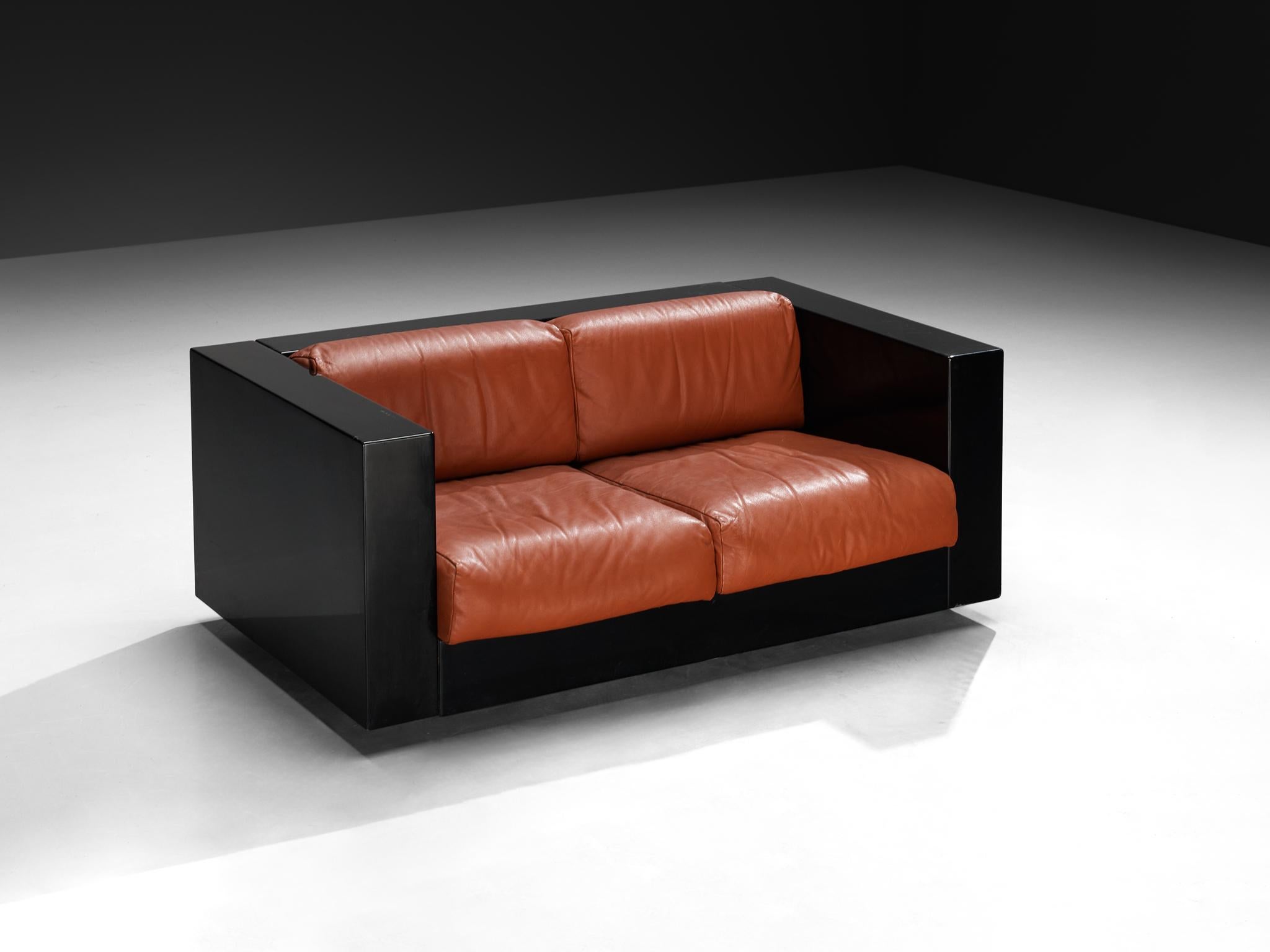 Massimo and Lella Vignelli para Poltronova, Sofá de dos plazas 