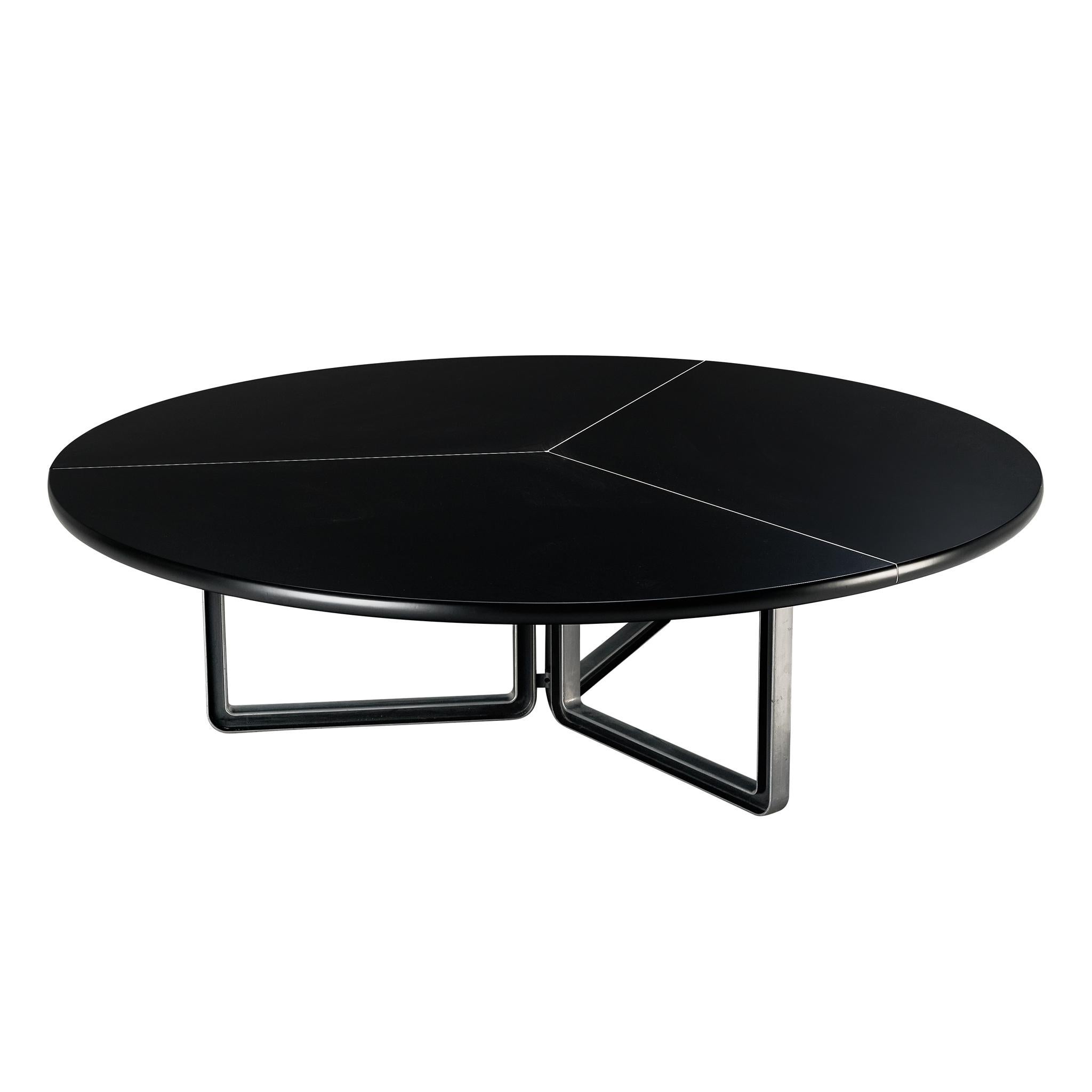 Centro Progetti Tecno Large Round Dining Or Conference Table For Sale