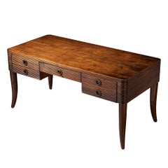 Paolo Buffa for Galdino Maspero Writing Desk in Walnut