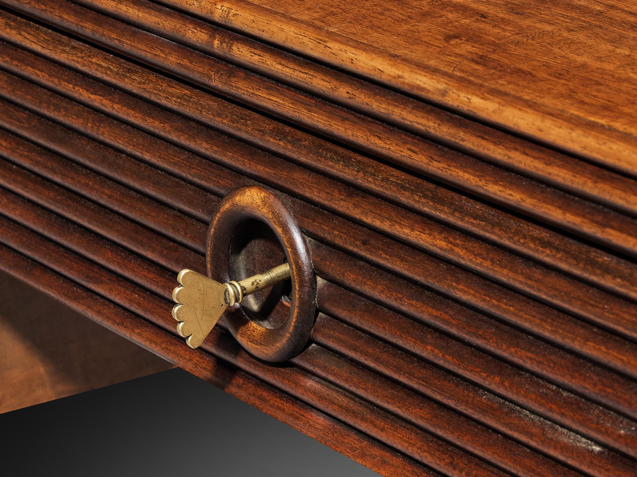 Paolo Buffa for Galdino Maspero Writing Desk in Walnut For Sale 2