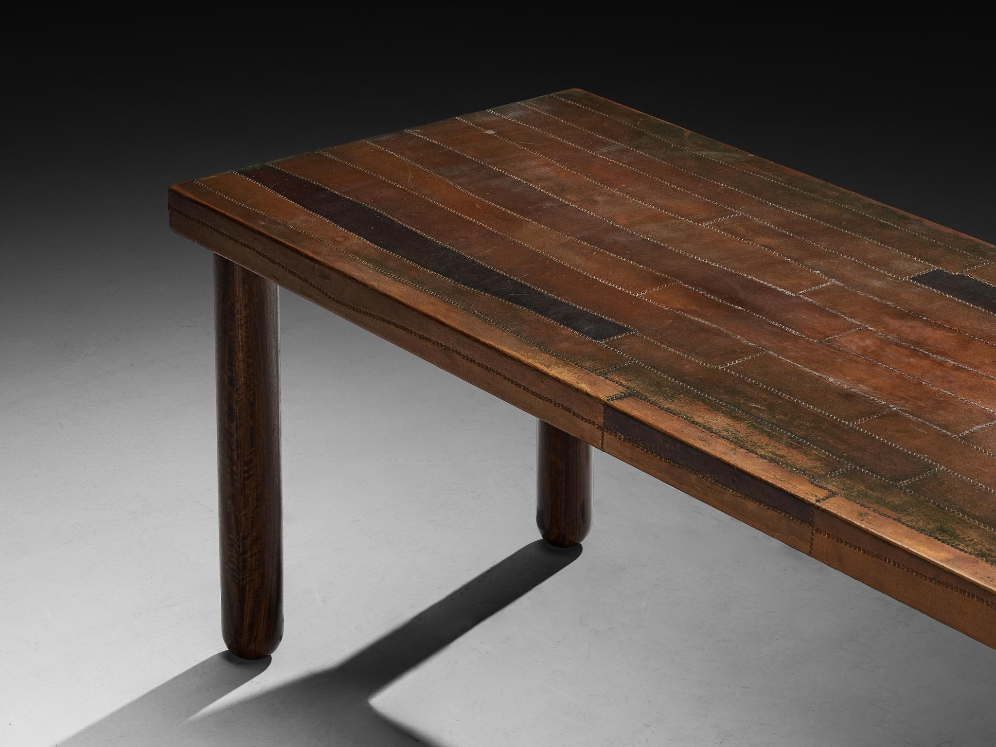 Post-Modern Lorenzo Burchiellaro Dining Table in Copper 230cm/90.5 in For Sale