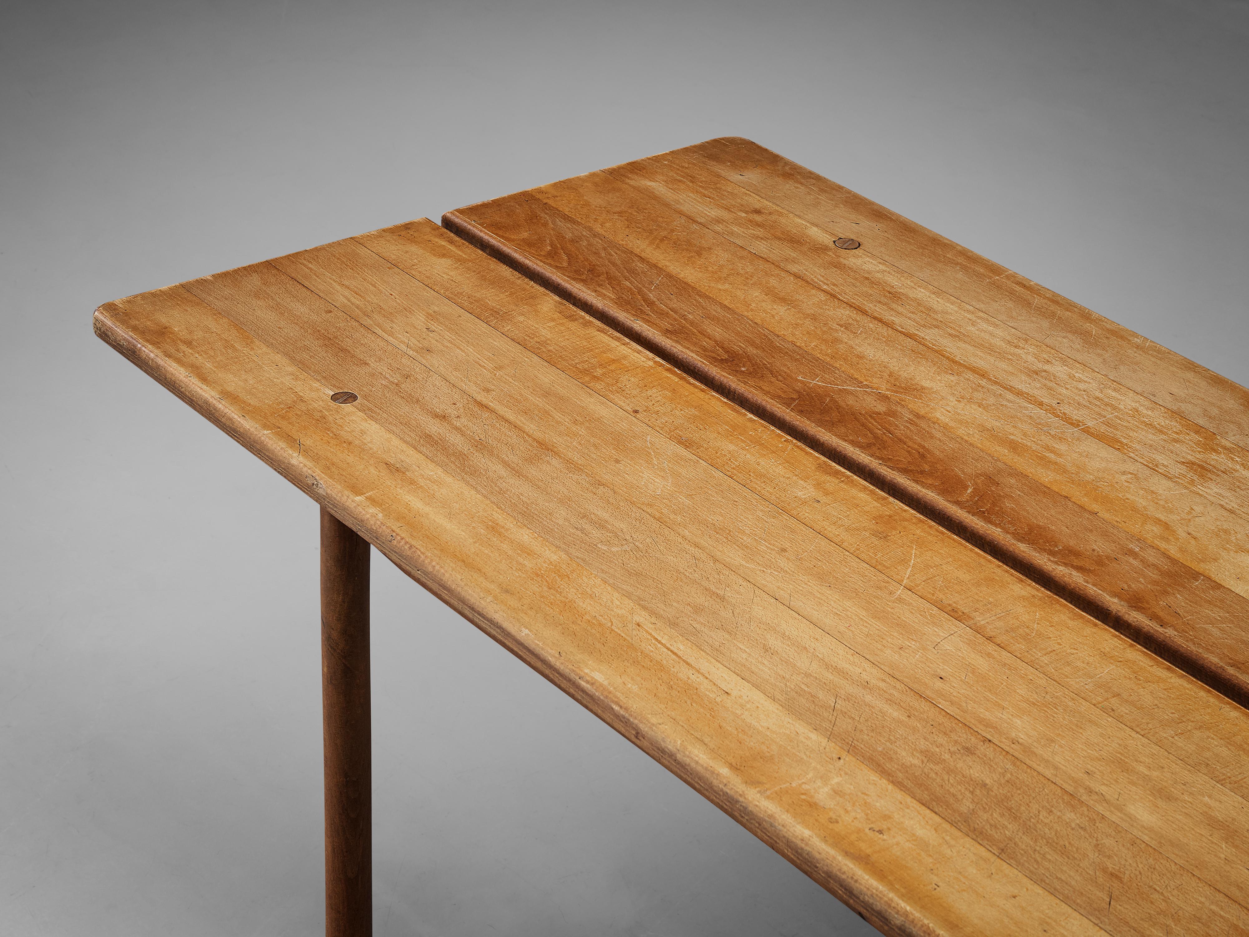 Mid-Century Modern Pierre Gautier-Delaye French Dining Table For Sale
