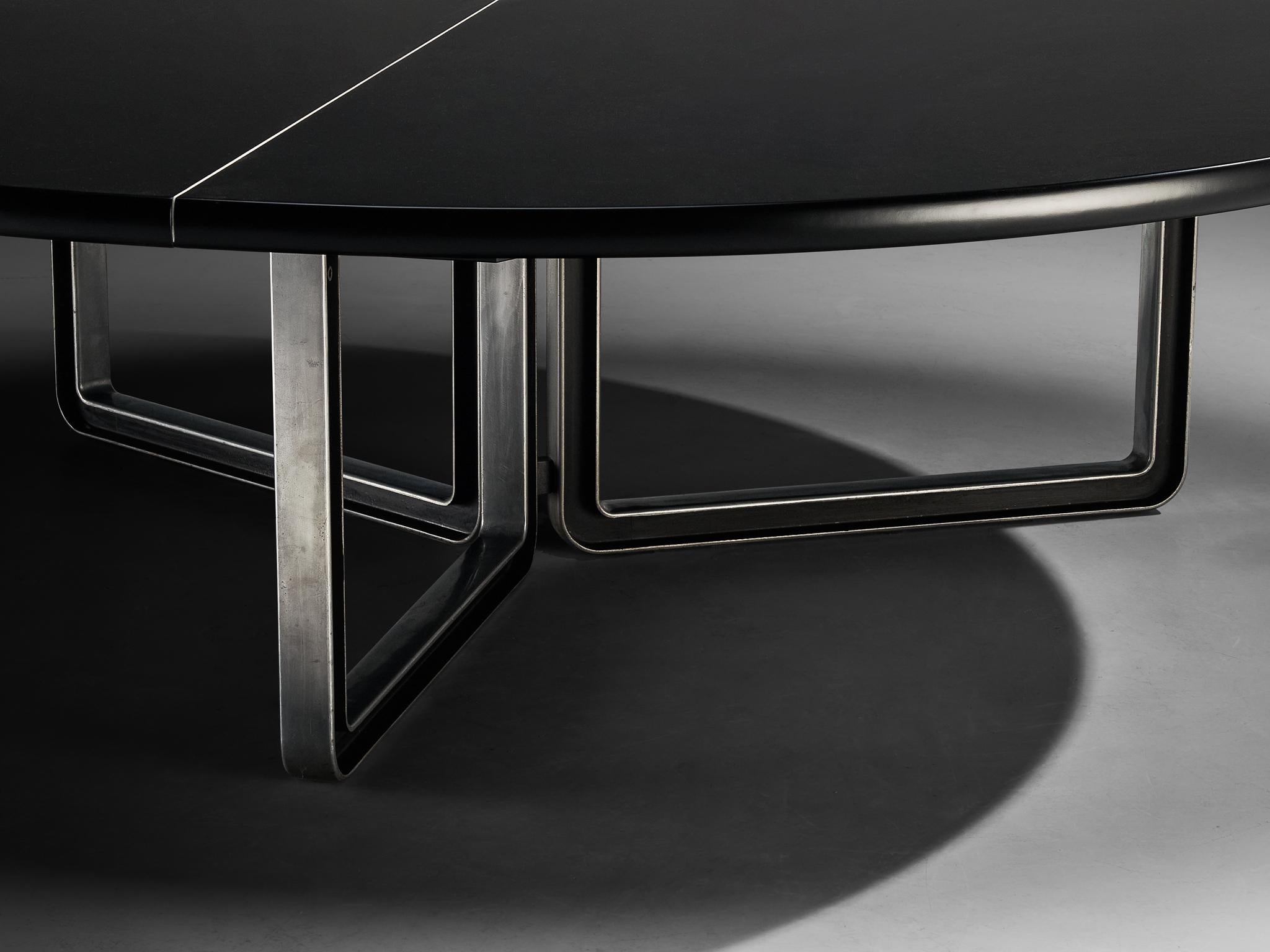 Centro Progetti Tecno Round Table with Robert Haussman for De Sede Chairs For Sale 1