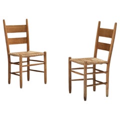 Listado especial para 6 - 4 x Sillas de Comedor Rústicas en Roble y Paja
