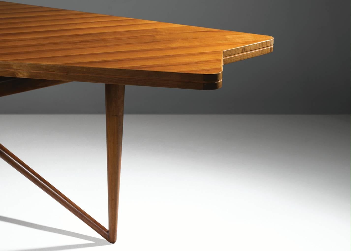 Mid-Century Modern Unique table by Pierluigi Giordani, Italy 1953, walnut