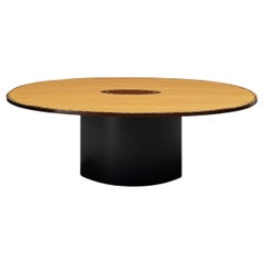 Afra & Tobia Scarpa for Maxalto Dining Table in Maple and Walnut