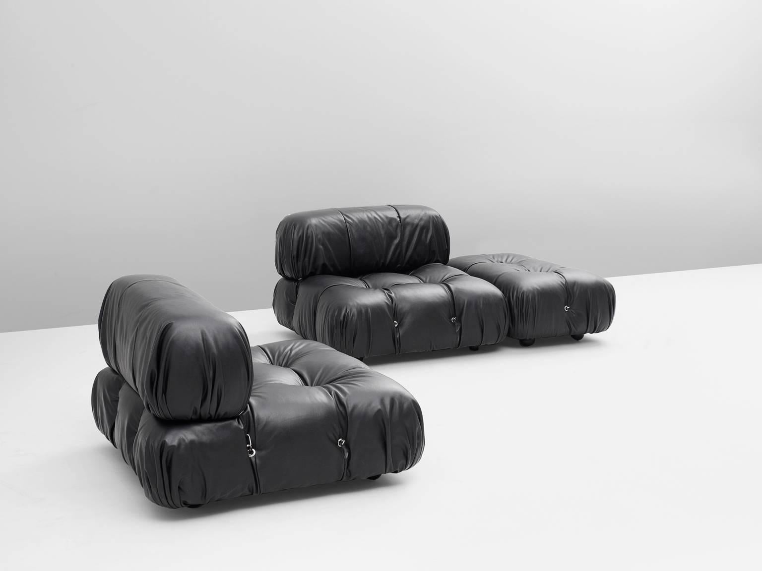 Italian Mario Bellini Reupholstered 'Camaleonda' Modular Sofa