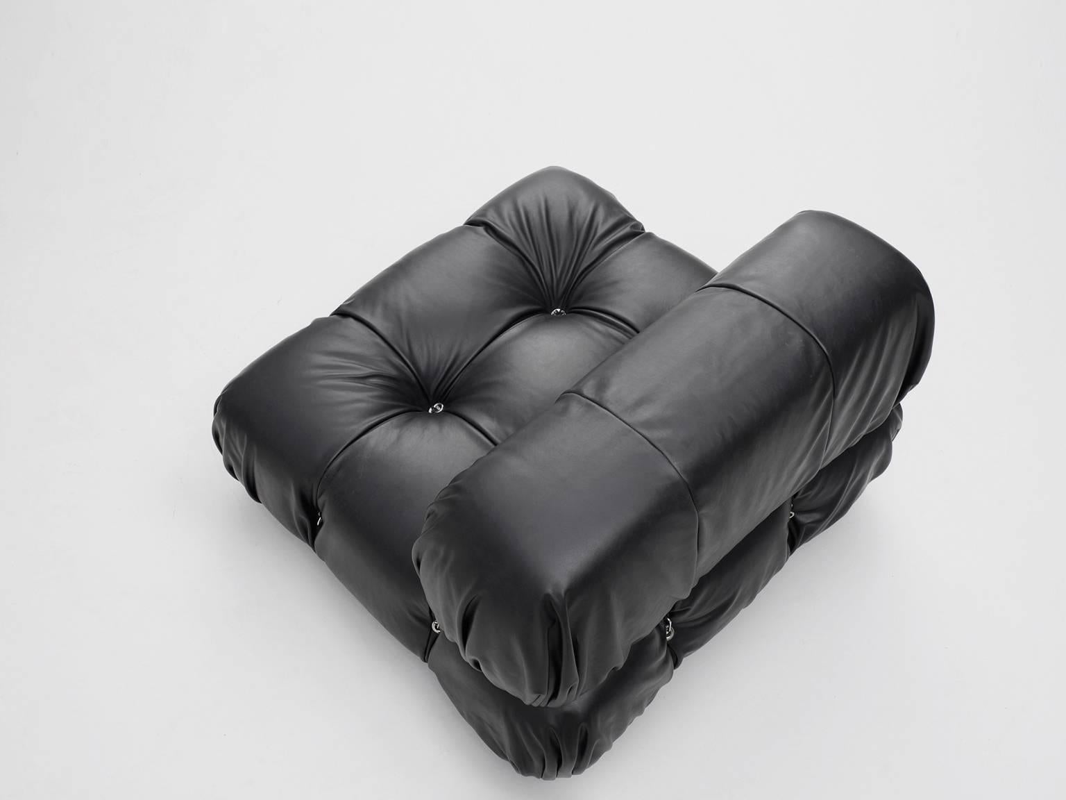 Italian Mario Bellini Reupholstered 'Camaleonda' Modular Sofa