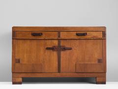 Credenza 'Amsterdamse School' in Oak