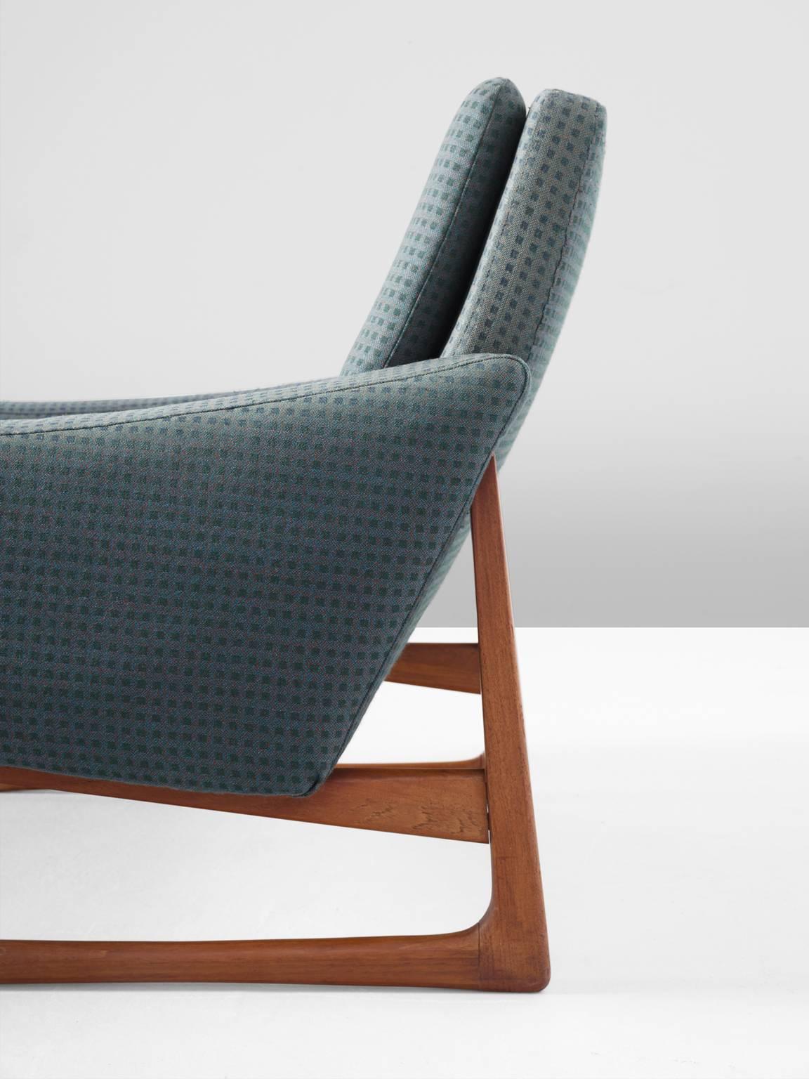 Danish Set of Two Scandinavian Lounge Chairs