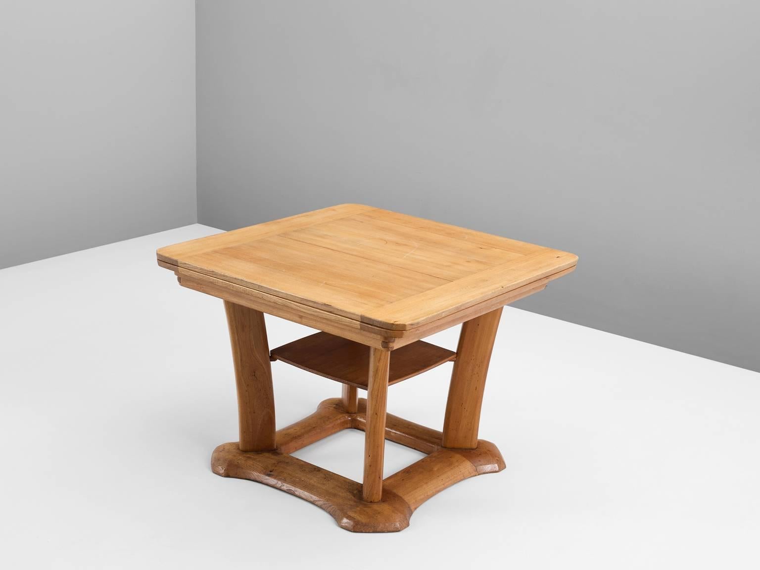 Mid-Century Modern Franz Xaver Sproll Extendable Dining Table in Elm