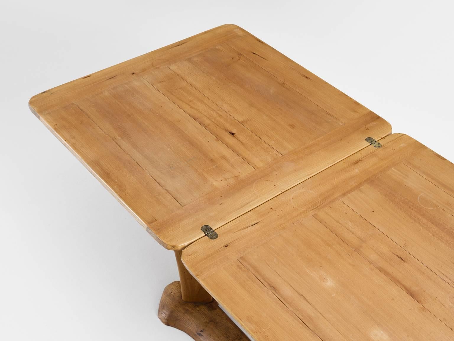 Mid-20th Century Franz Xaver Sproll Extendable Dining Table in Elm