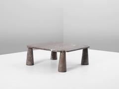 Angelo Mangiarotti Early 'Eros' Square Coffee Table in Marble