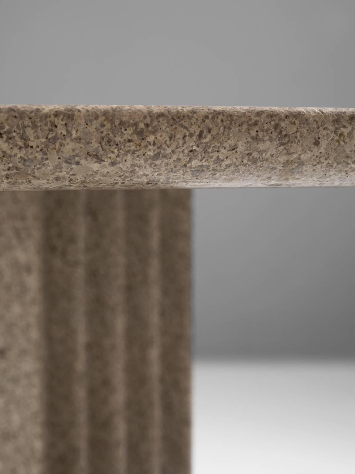 Carlo Scarpa Rare 'Samo' Table in Exceptional Granite In Excellent Condition In Waalwijk, NL