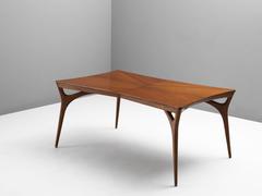 Vladimir Kagan Extendable Dining Table in Walnut