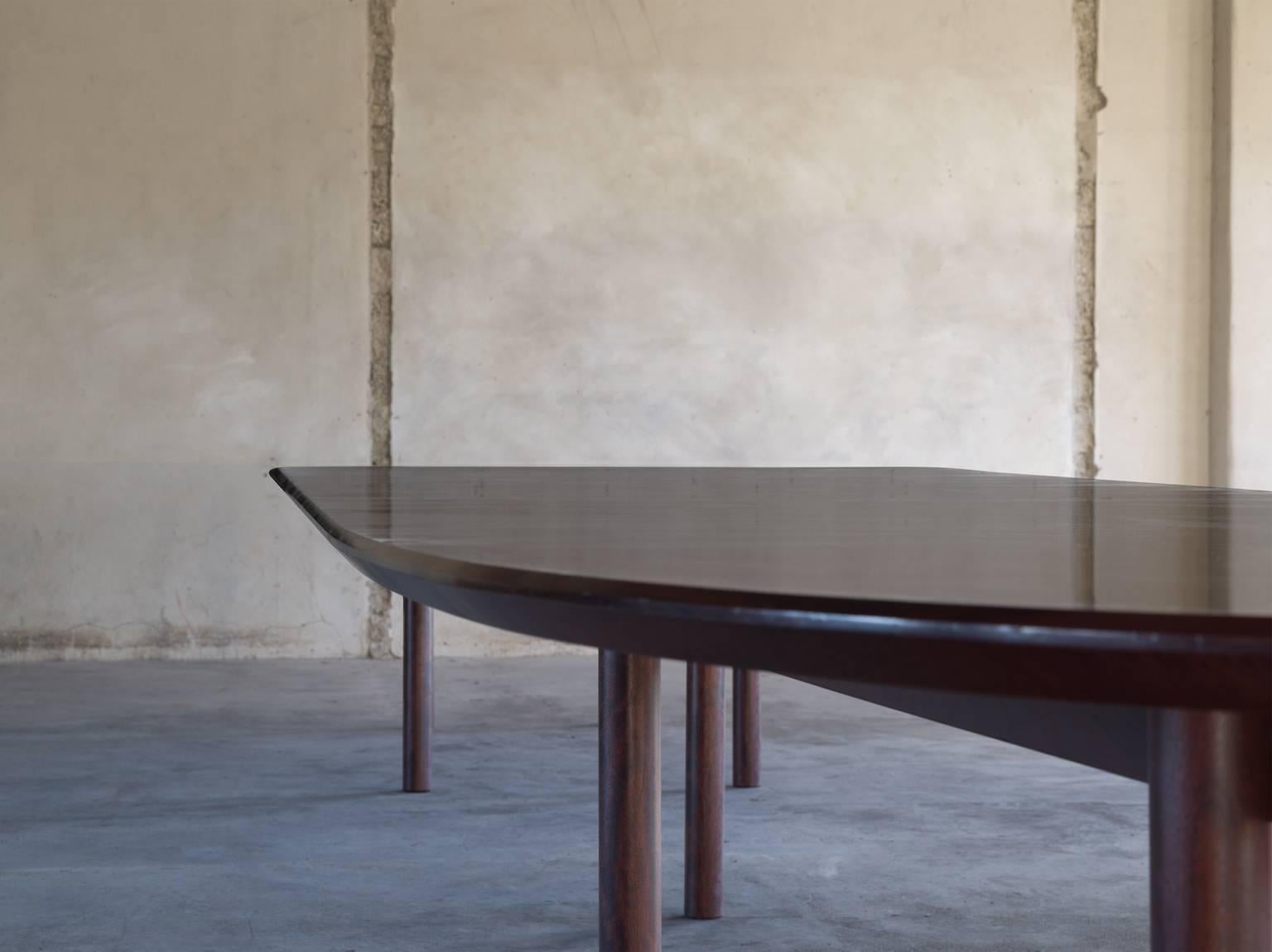 Mid-20th Century Extremely Large Danish Dining Table in Rosewood