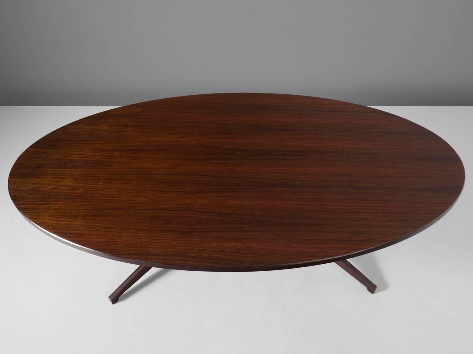 Franco Albini Oval Dining Table In Excellent Condition In Waalwijk, NL