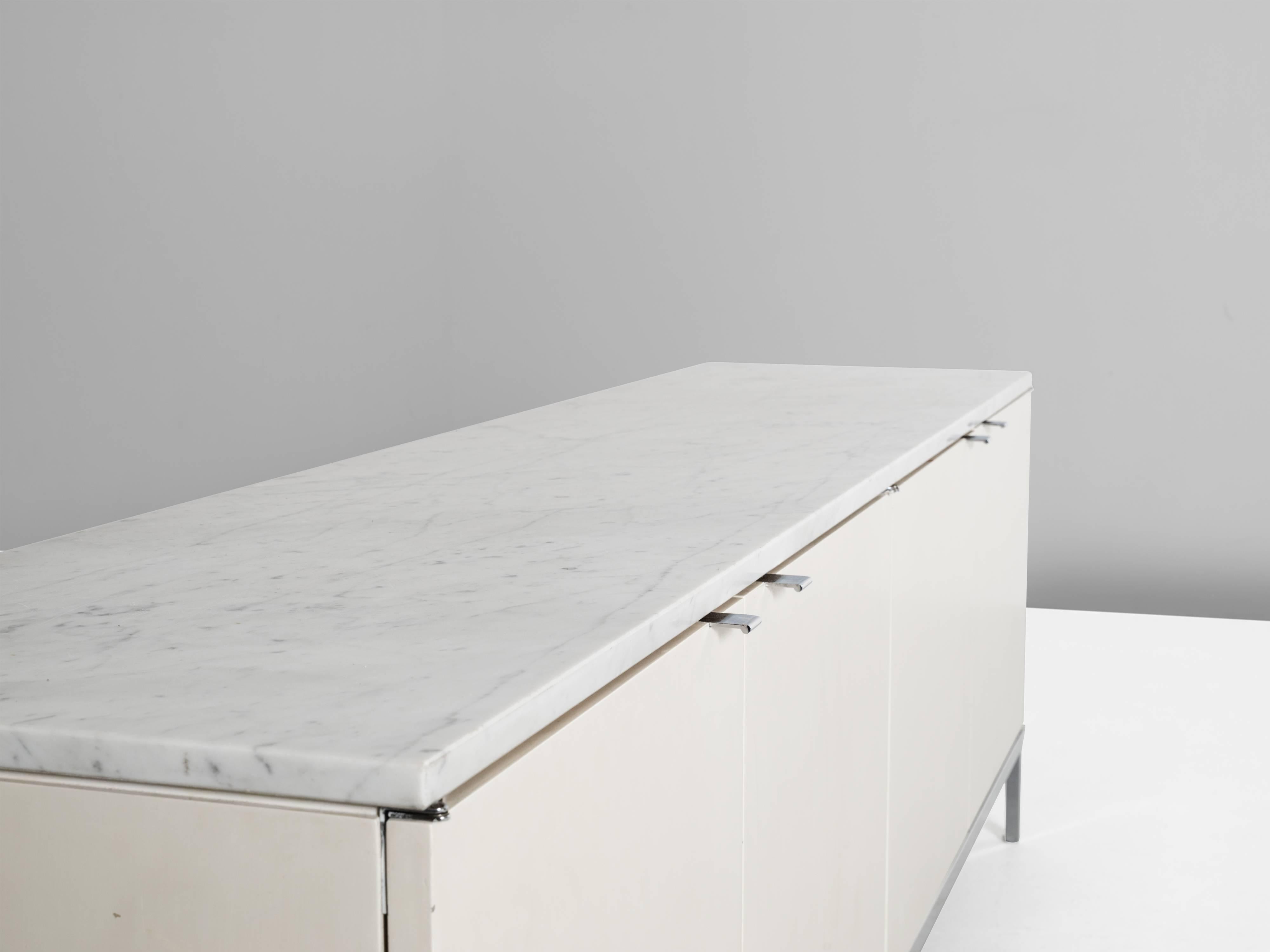 white marble top sideboard