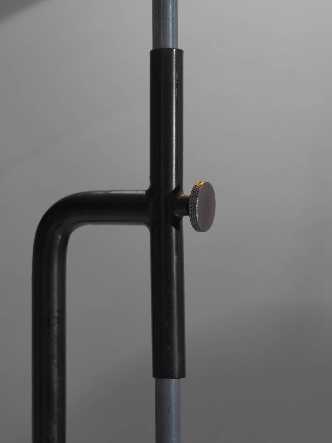 Dutch Louis C. Kalff Adjustable Floor Lamp in Metal
