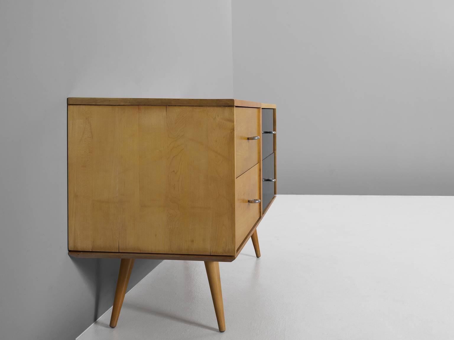 American Paul McCobb Small Sideboard in Maple