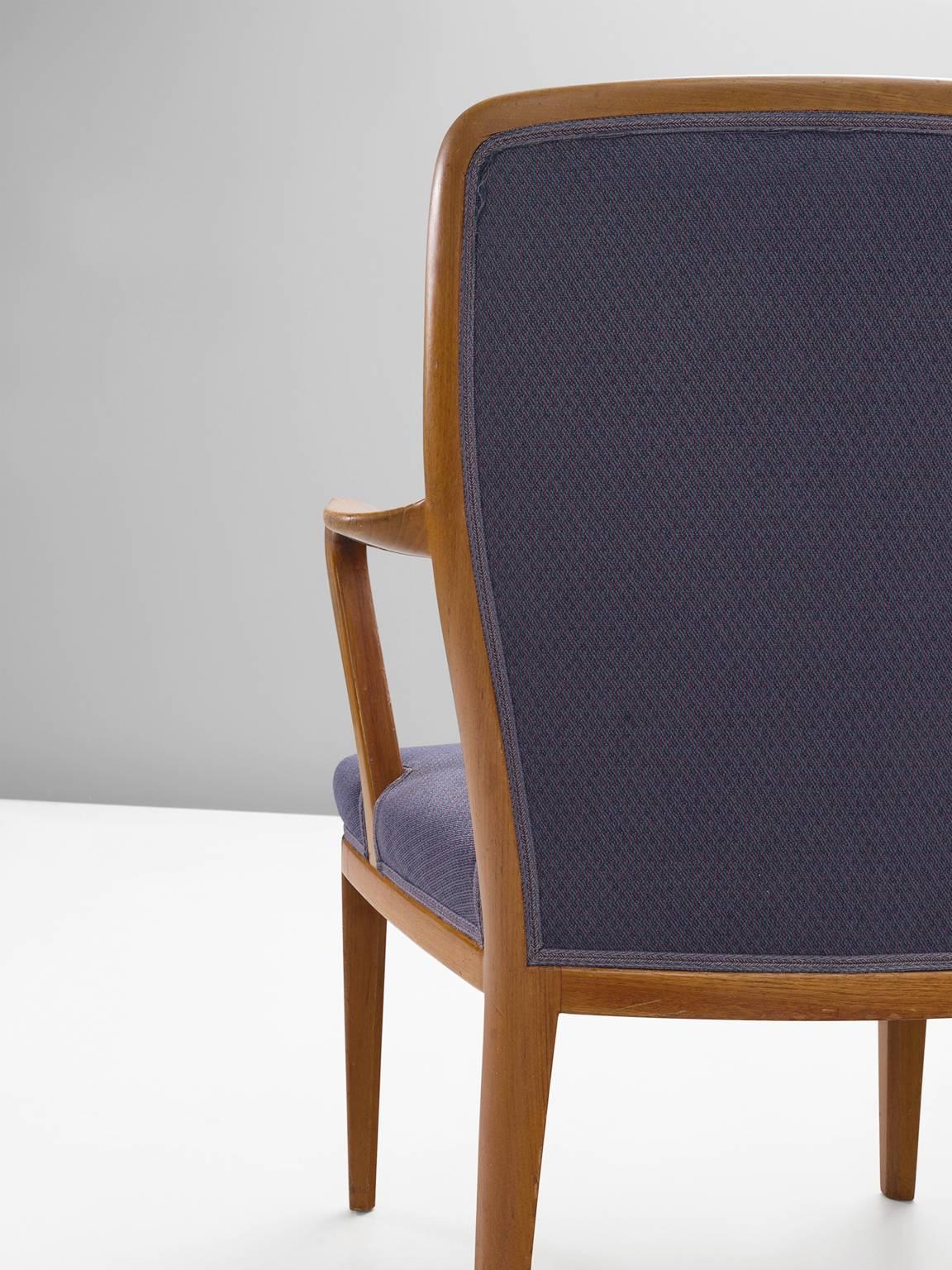 Fabric Carl Malmsten Set of 12 Dining Chairs