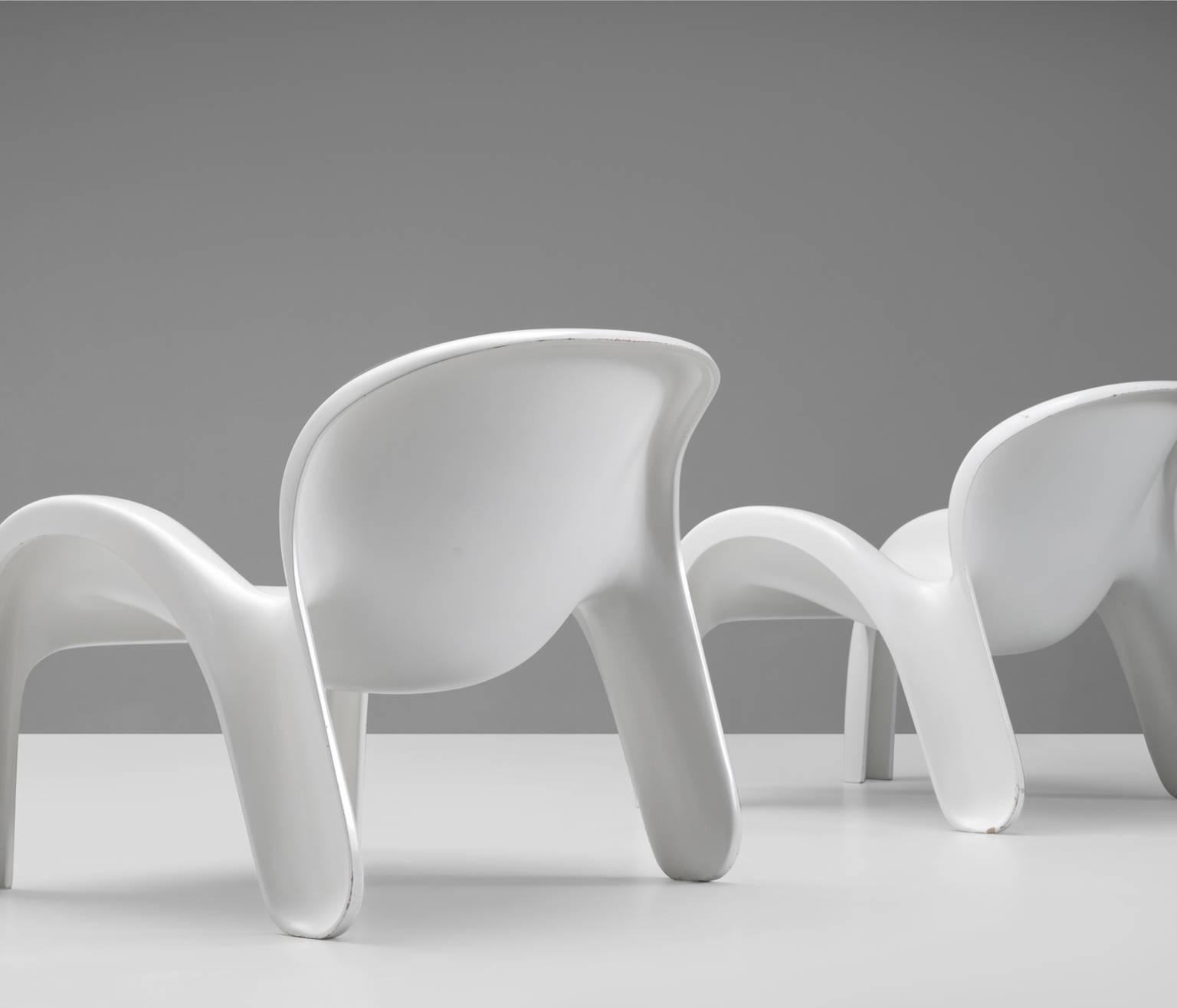 Hungarian Peter Ghyczy Lounge Chairs in Fiberglass