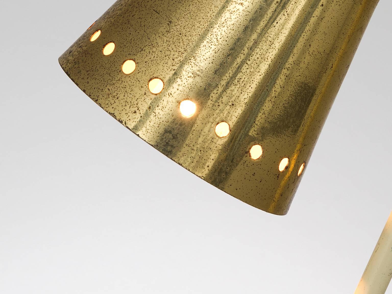 Table Lights in Brass, 1950s In Good Condition In Waalwijk, NL