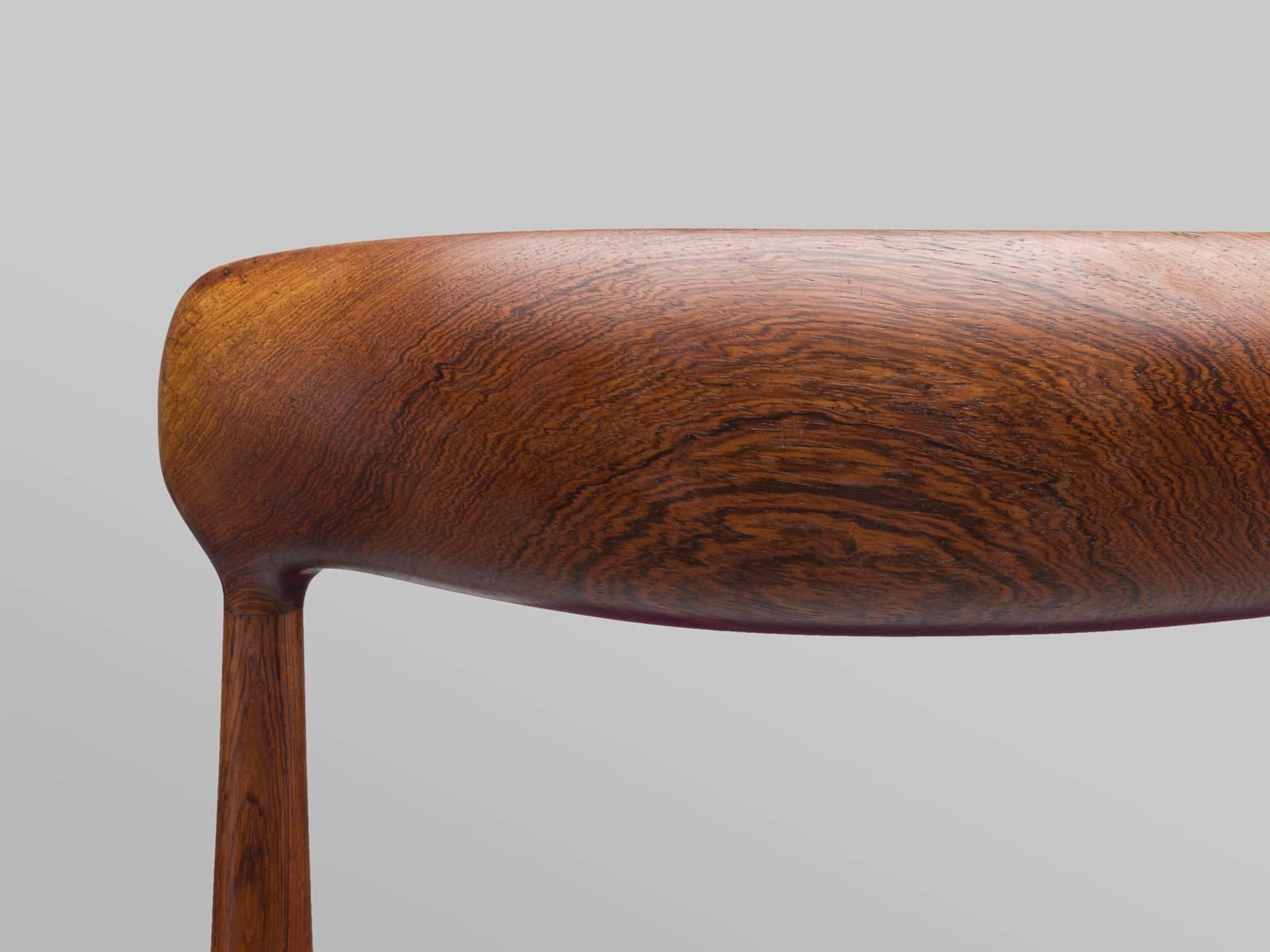 Johannes Andersen Dining Chairs in Rosewood 1