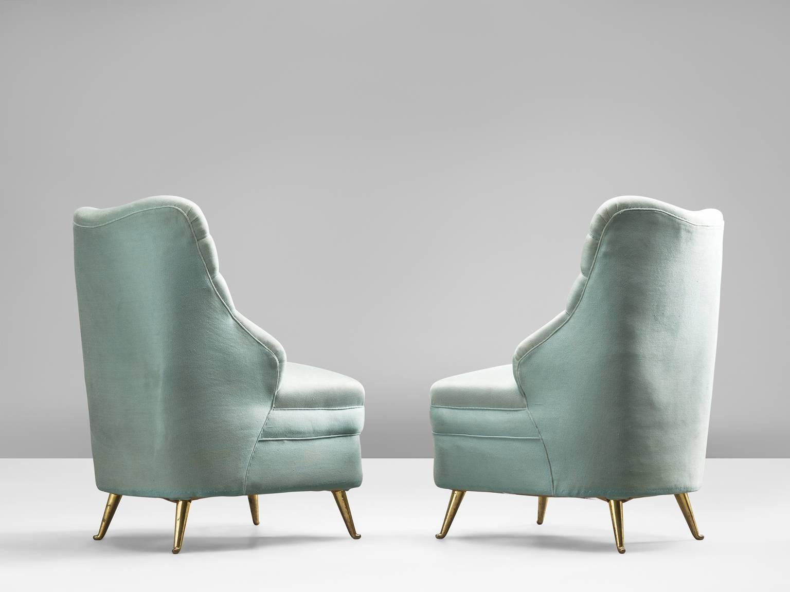 Italian Lounge Chairs by Andrea Busiri, 1960s In Fair Condition In Waalwijk, NL