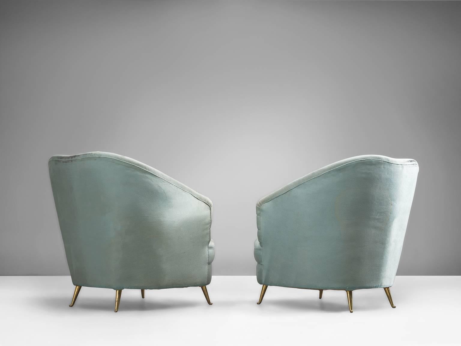 Mid-Century Modern Italian Armchairs by Andrea Busiri, 1960s
