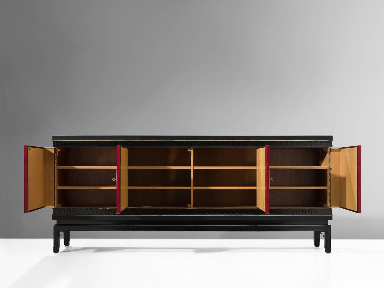 Belgian Art Deco Style Credenza by De Coene, 1960s