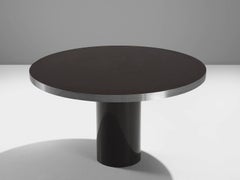 Petite table de salle à manger circulaire à piédestal
