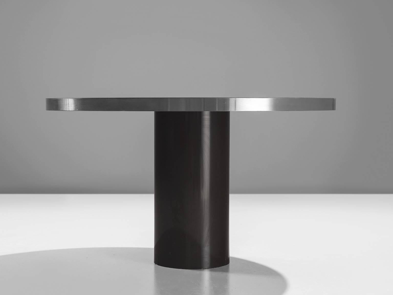 European Small Circular Pedestal Dining Table