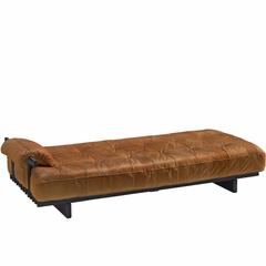 De Sede Daybed in Original Cognac Leather, 1970s