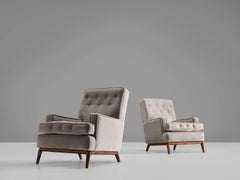 Robsjohn Gibbins High Back Club Chairs for Widdicomb