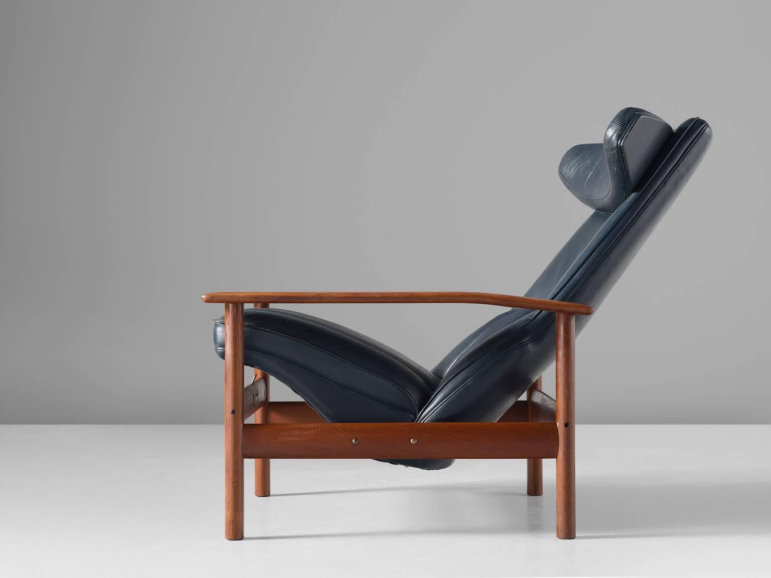 Lounge Chair by Sven Ivar Dysthe for Dokka Mobler Norway In Good Condition In Waalwijk, NL