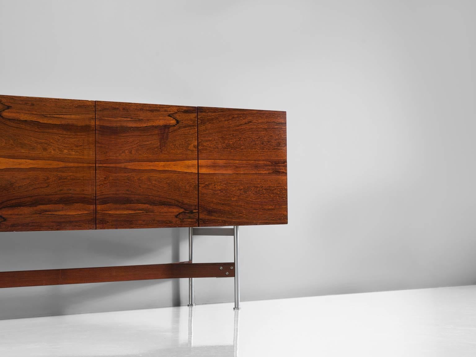 Rudolf Bernd Glatzel Rosewood Credenza for Fristho In Good Condition In Waalwijk, NL