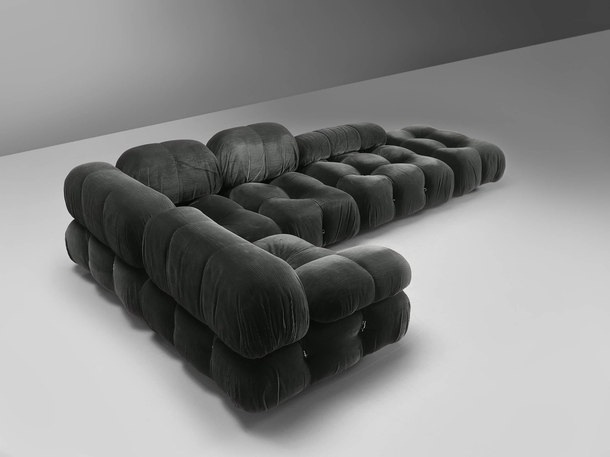 Mario Bellini Original Fabric 'Camaleonda' Modular Sofa In Excellent Condition In Waalwijk, NL