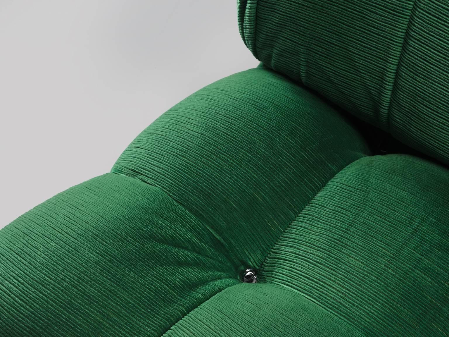 Velvet Mario Bellini 'Camaleonda' Modular Sofa in Original Fabric