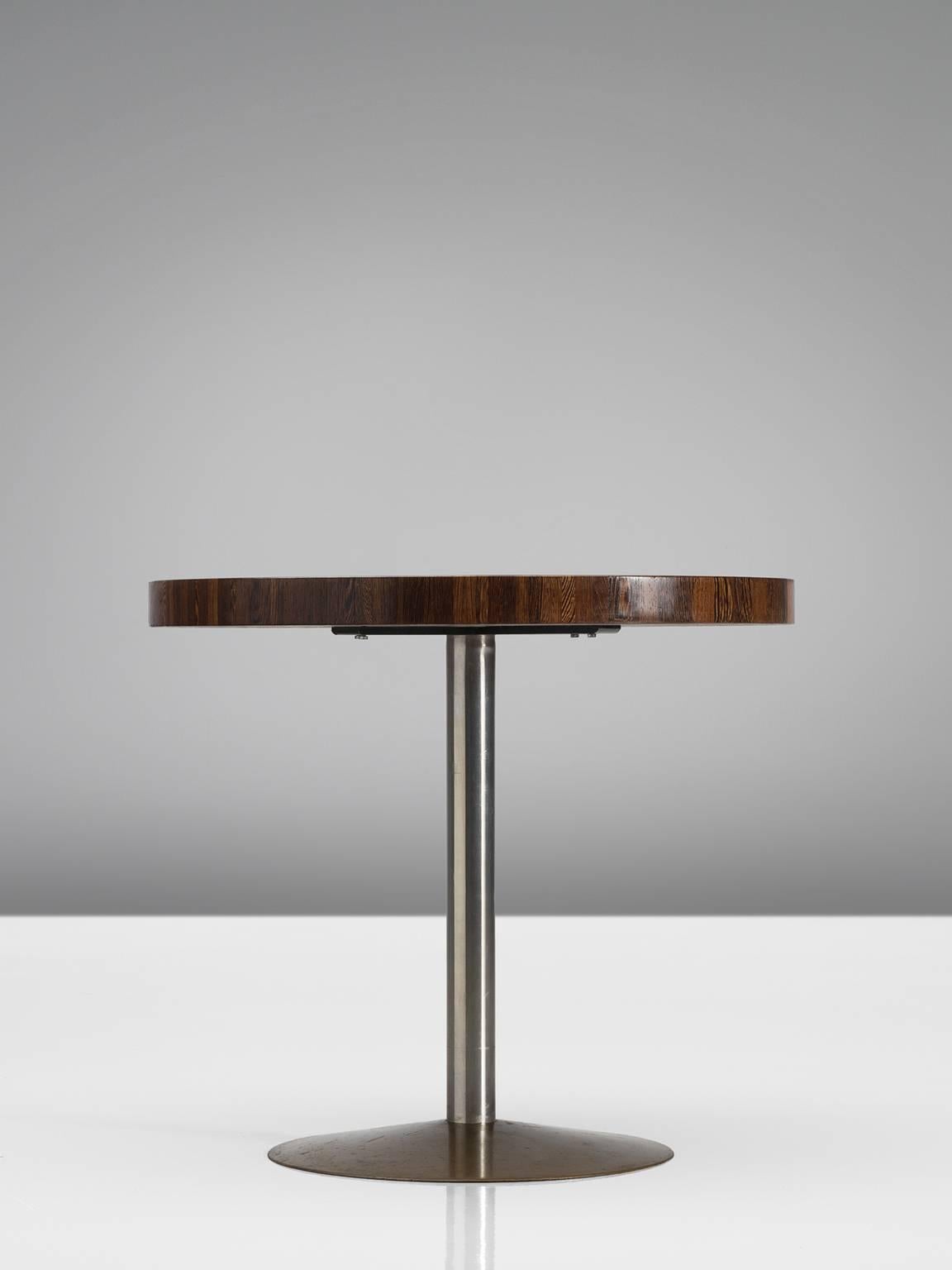 Belgian Jules Wabbes Exclusive Small Round Table in Wenge