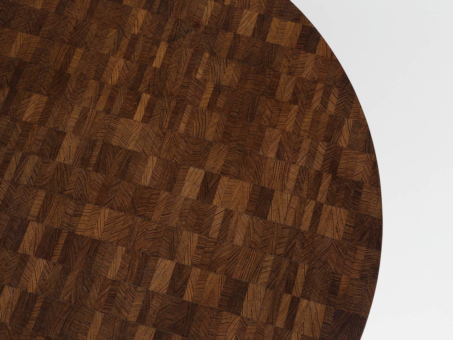 Jules Wabbes Exclusive Small Round Table in Wenge 1