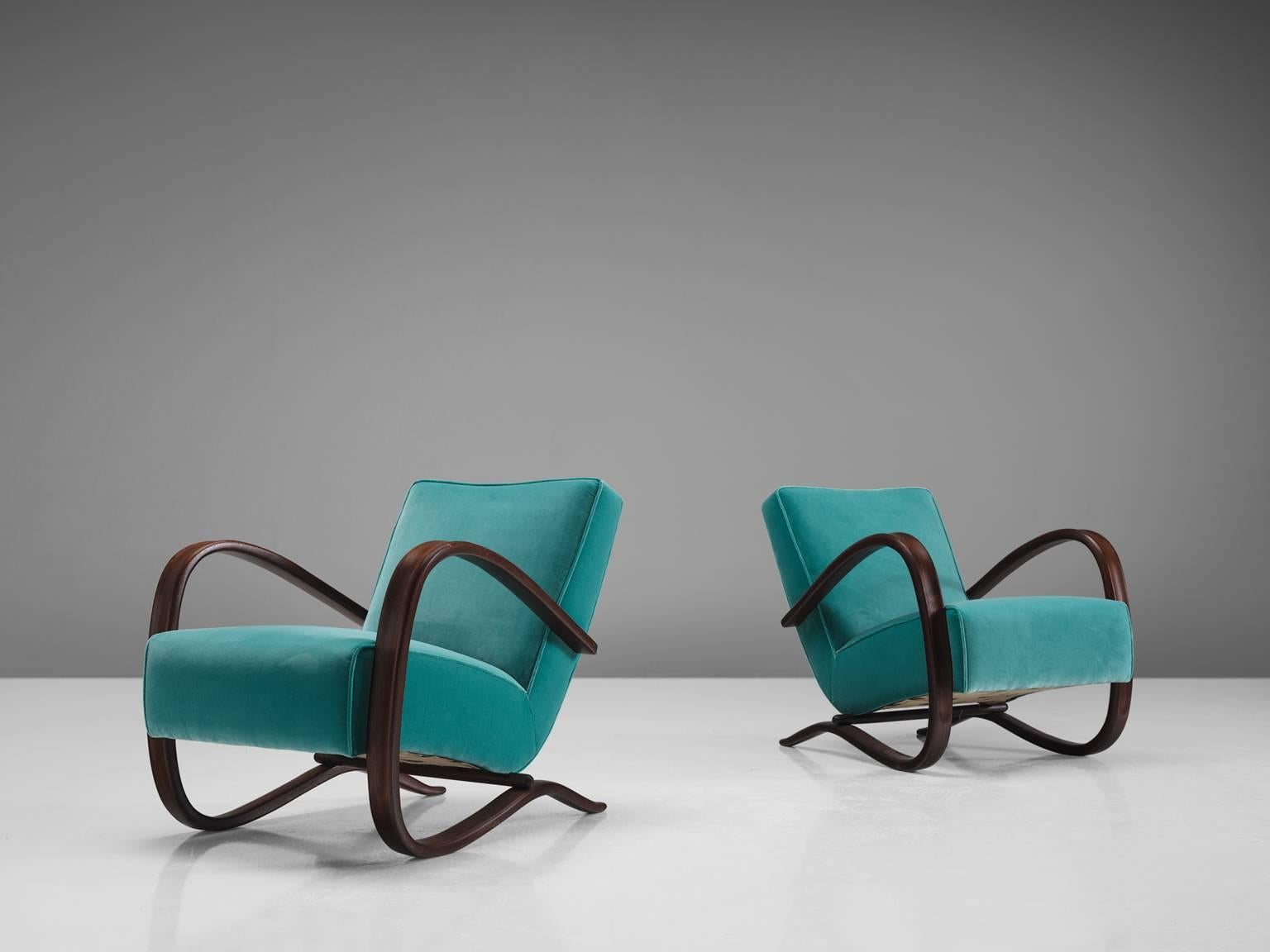 turquoise lounge chair