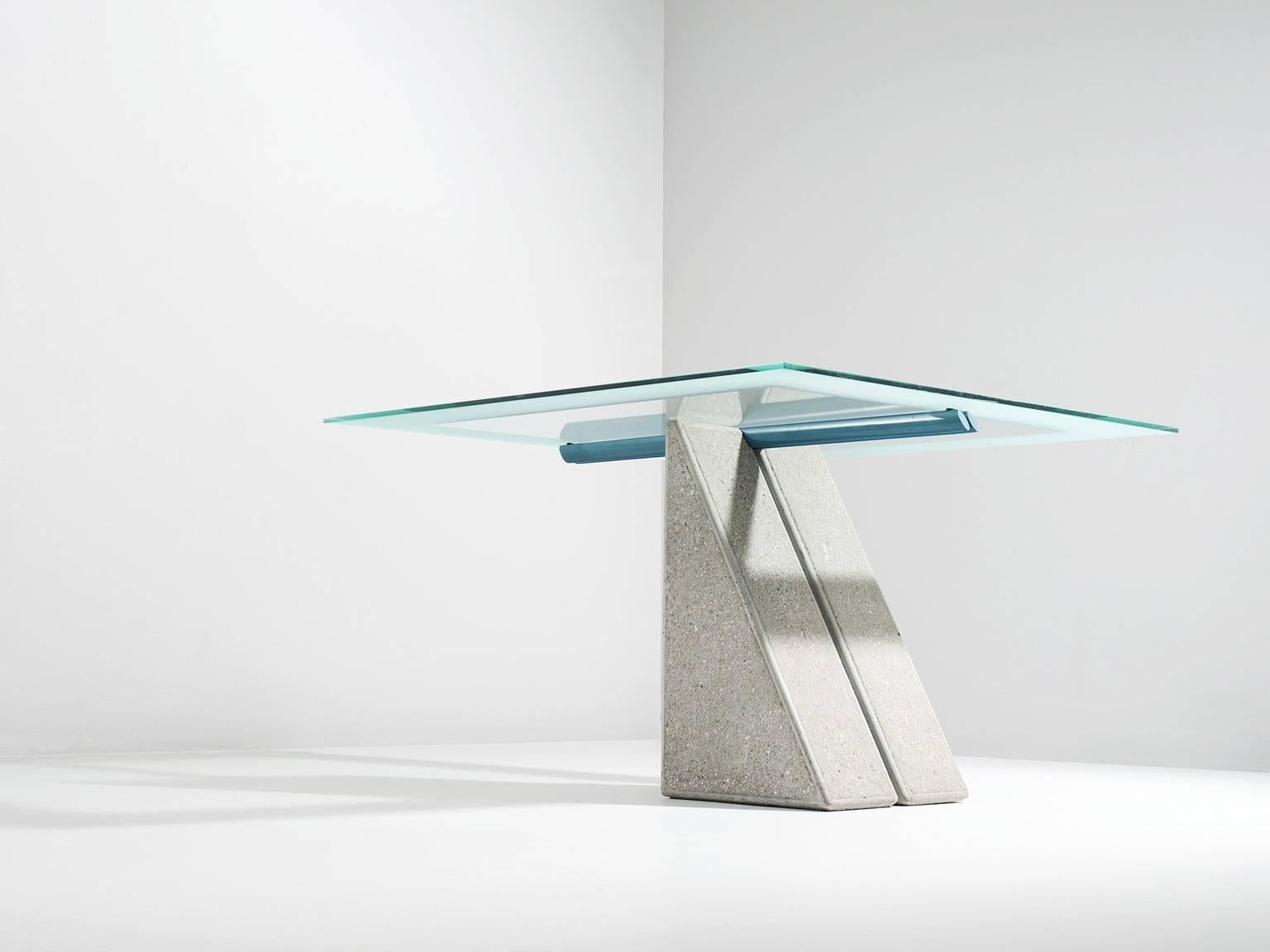 Italian Giovanni Offredi Dining Table for Saporiti